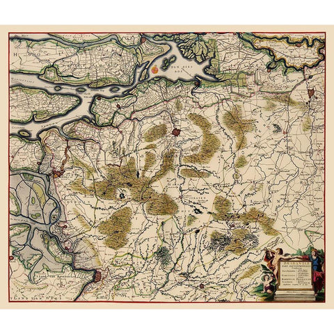 Benelux Flemish Brabant Flanders Belgium White Modern Wood Framed Art Print by De Wit