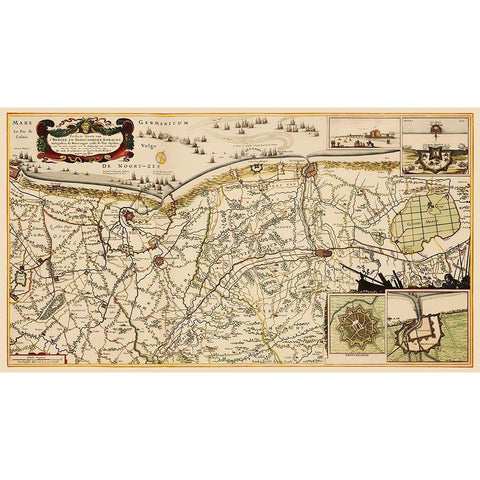 Benelux Flanders Coastal Region Belgium Black Modern Wood Framed Art Print by Visscher