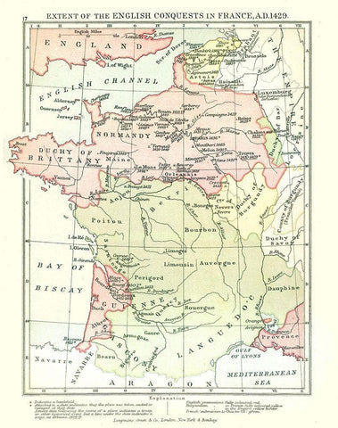 English Possessions France 1429 France Black Ornate Wood Framed Art Print with Double Matting by Gardiner