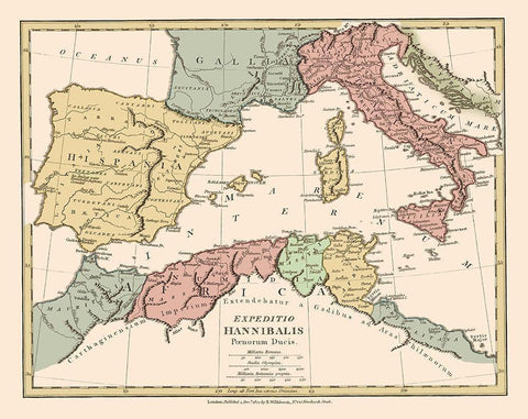 Western Mediterranean Region Italy Spain White Modern Wood Framed Art Print with Double Matting by Wilkinson