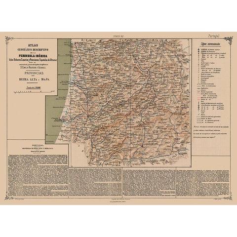 Europe Beira Alta Beja Portugal - Valverde 1880 White Modern Wood Framed Art Print by Valverde