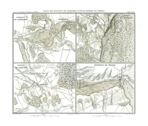 Europe Czarnowo Pultusk Golymin Soldau Poland White Modern Wood Framed Art Print with Double Matting by Thiers