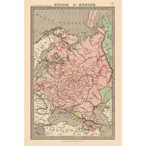 Europe Russia White Modern Wood Framed Art Print by Unknown