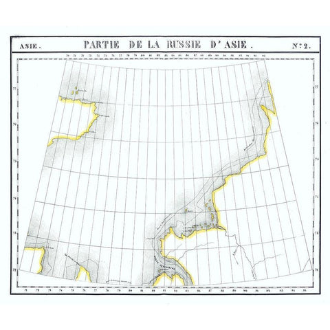 Russia Gold Ornate Wood Framed Art Print with Double Matting by Unknown