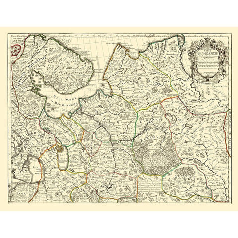 Ancient Russia - De Lisle Black Modern Wood Framed Art Print by De L''isle