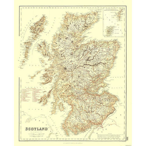 Scotland - Railways - Swanston Black Modern Wood Framed Art Print by Swanston