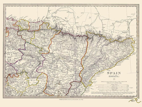 Spain 2 - Baldwin 1831 White Modern Wood Framed Art Print with Double Matting by Baldwin