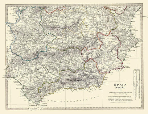 Spain 3 - Baldwin 1831 White Modern Wood Framed Art Print with Double Matting by Baldwin