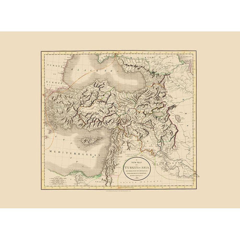 Asia Turkey - Cary 1801 White Modern Wood Framed Art Print by Cary