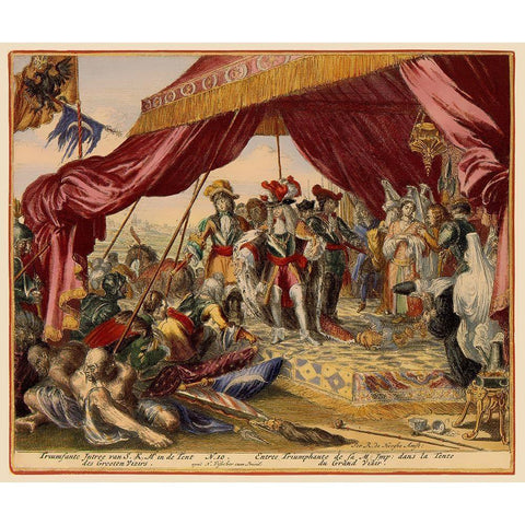 Vienna Austria Siege 11 - DeHooghe 1683 Black Modern Wood Framed Art Print by De Hooghe