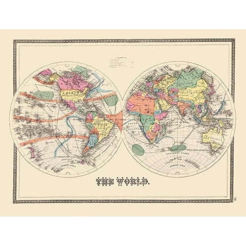 World White Modern Wood Framed Art Print by Unknown