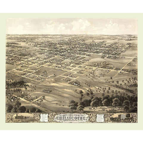 Chillicothe Missouri - Ruger 1869 Black Modern Wood Framed Art Print with Double Matting by Ruger