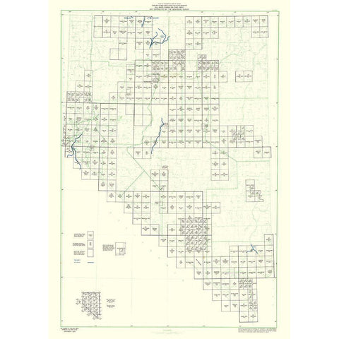 Nevada - USGS 1967 White Modern Wood Framed Art Print by USGS