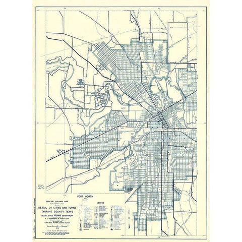 Taylor Ranch Texas Quad - USGS 1969 Black Modern Wood Framed Art Print with Double Matting by USGS