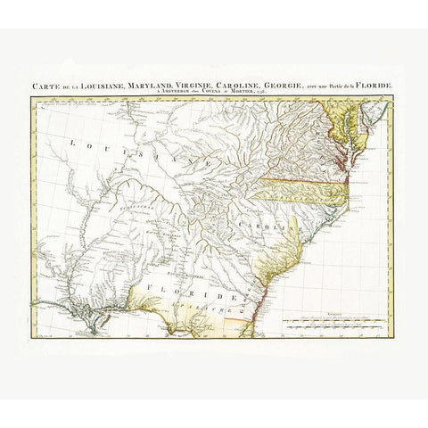 Eastern United States - Covens  1758 Black Modern Wood Framed Art Print by Covens