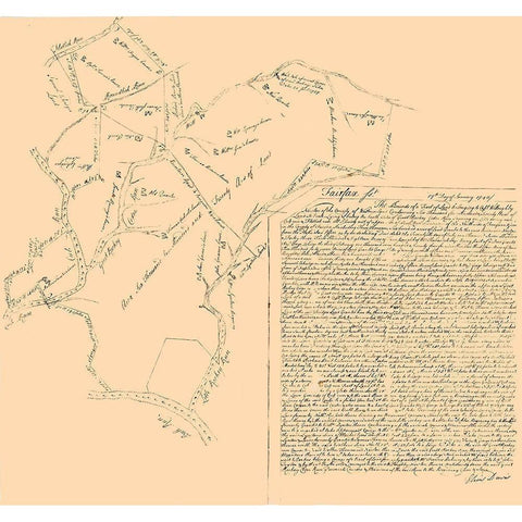 Fairfax Virginia - Davis 1748 Black Modern Wood Framed Art Print by Davis