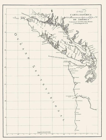 Washington Coast, Vancouver Island - Beques 1791 White Modern Wood Framed Art Print with Double Matting by Beques