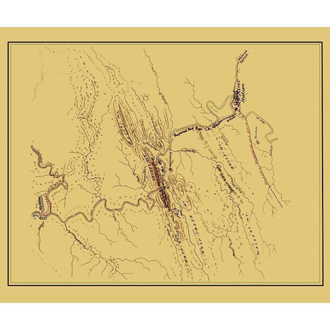 New River Railroad - Hotchkiss 1880 White Modern Wood Framed Art Print by Hotchkiss