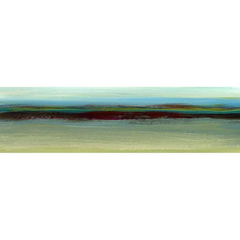 Seaview Abstract I White Modern Wood Framed Art Print by Brey