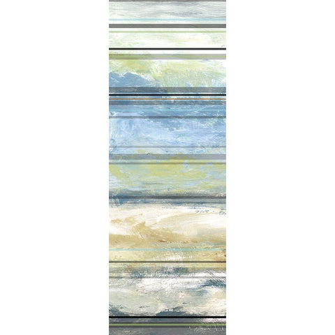 Planks II White Modern Wood Framed Art Print by Brey