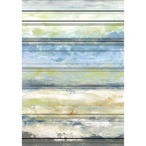 Planks III White Modern Wood Framed Art Print by Brey