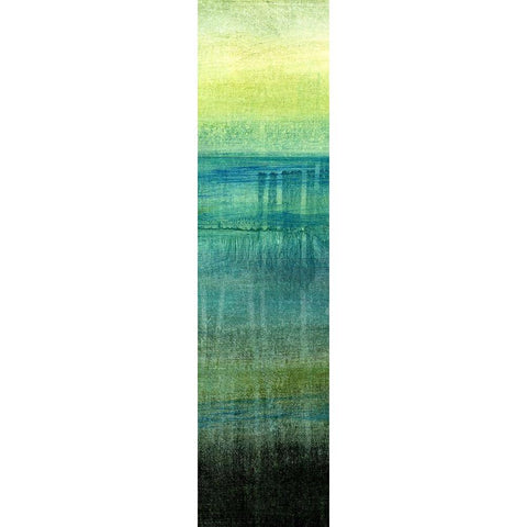 Sea Mist VII Black Modern Wood Framed Art Print with Double Matting by Brey