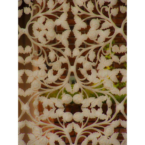 Miami Iron Gold Ornate Wood Framed Art Print with Double Matting by Bartola