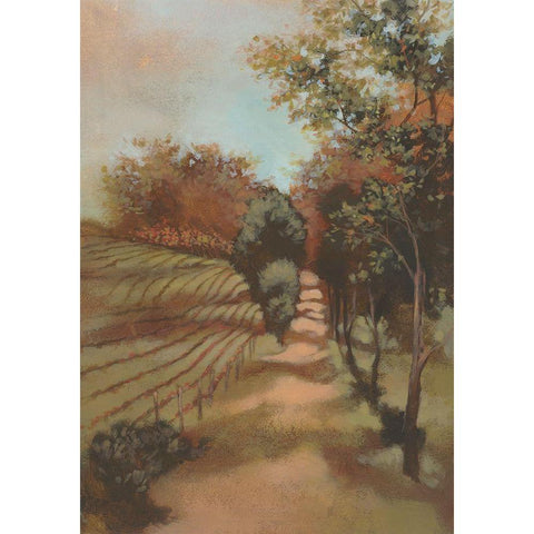 Country I White Modern Wood Framed Art Print by Larson