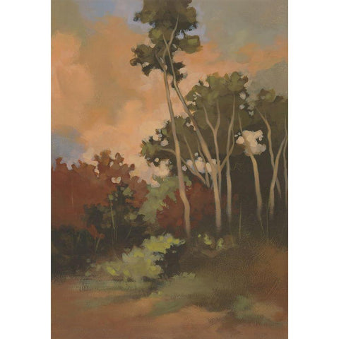 Stillness II White Modern Wood Framed Art Print by Larson