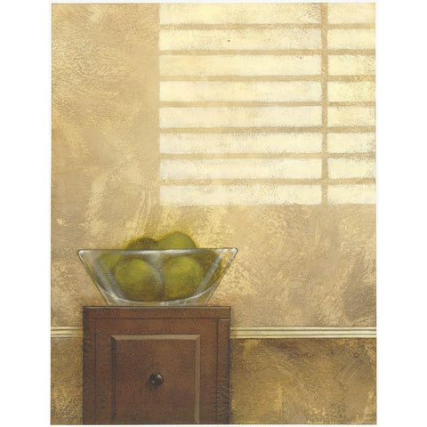 Window Light I White Modern Wood Framed Art Print by Larson