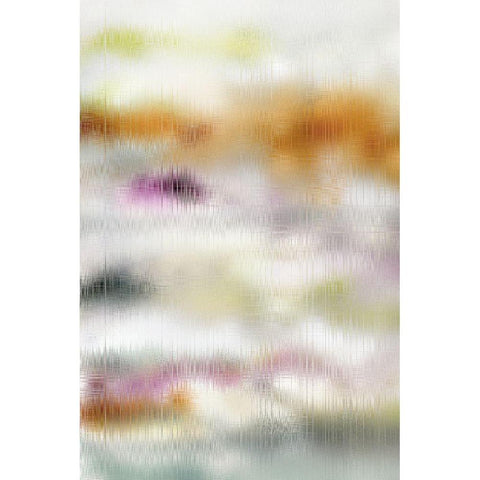 Blurred Lines I White Modern Wood Framed Art Print by King