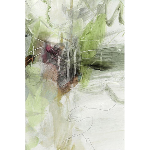 Whipped II White Modern Wood Framed Art Print by King