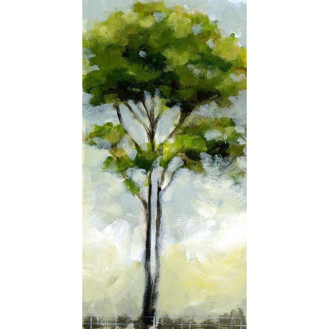 Tree I Gold Ornate Wood Framed Art Print with Double Matting by King