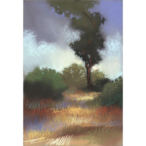 The Wilds II White Modern Wood Framed Art Print by Ricci