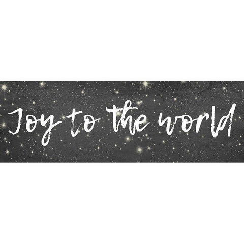 Joy To The World Gold Ornate Wood Framed Art Print with Double Matting by Phillip, Jamie