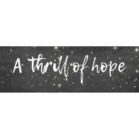 A Thrill Of Hope White Modern Wood Framed Art Print by Phillip, Jamie