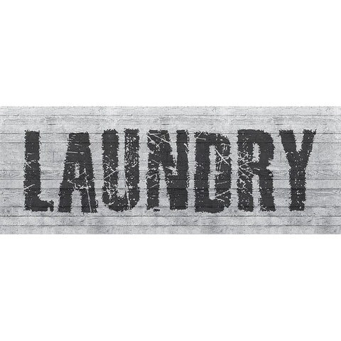 Laundry Black Modern Wood Framed Art Print by Phillip, Jamie