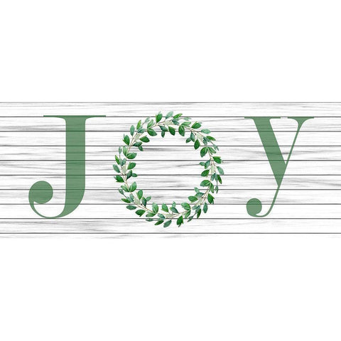 Christmas Joy White Modern Wood Framed Art Print by Phillip, Jamie