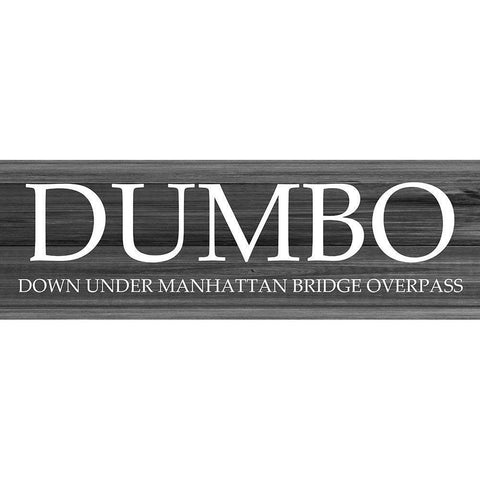 DUMBO White Modern Wood Framed Art Print by Phillip, Jamie