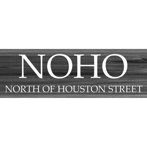 NOHO Black Modern Wood Framed Art Print with Double Matting by Phillip, Jamie