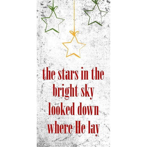 The Stars White Modern Wood Framed Art Print by Phillip, Jamie