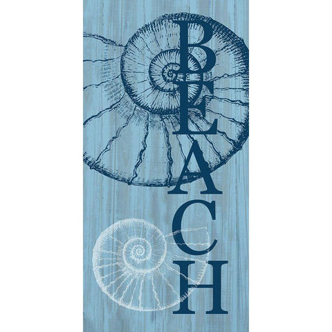Beach Black Modern Wood Framed Art Print by Phillip, Jamie
