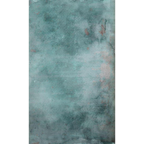 Tropic Teal Black Modern Wood Framed Art Print with Double Matting by Phillip, Jamie