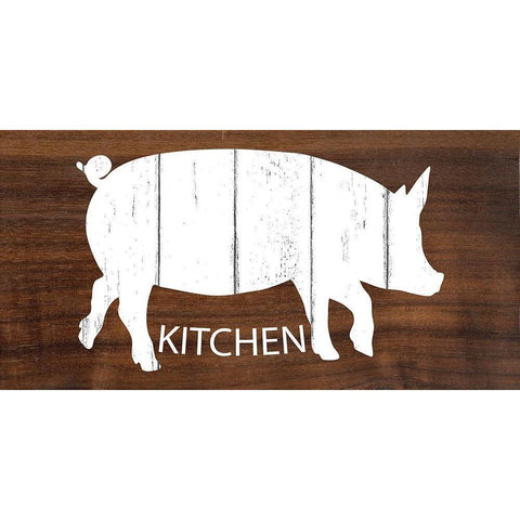 Kitchen White Modern Wood Framed Art Print by Phillip, Jamie