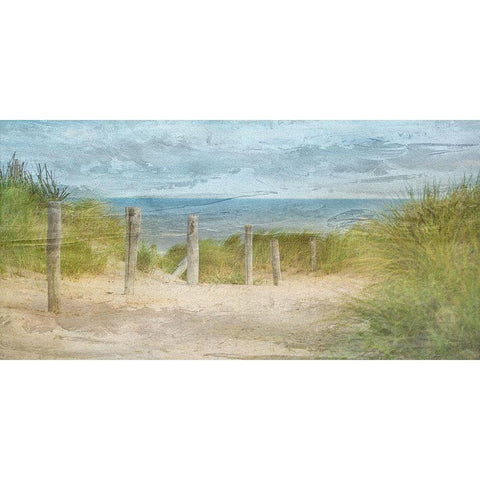 Coast To Coast 1 Black Modern Wood Framed Art Print with Double Matting by Phillip, Jamie