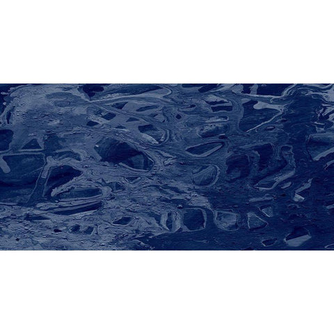 Trident Blue Black Modern Wood Framed Art Print by Phillip, Jamie