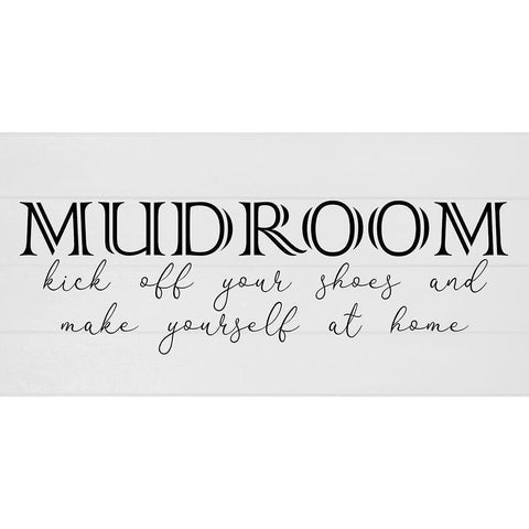 Mudroom Black Modern Wood Framed Art Print with Double Matting by Phillip, Jamie