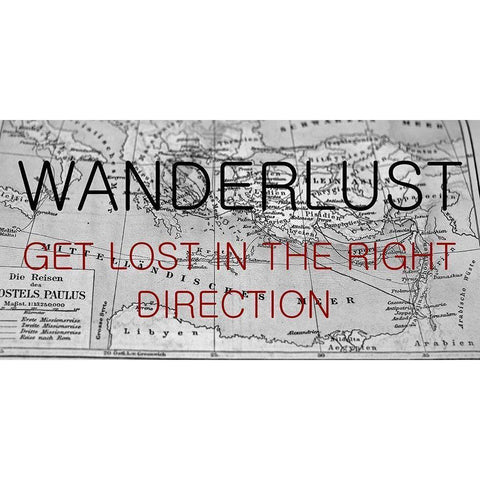 Wanderlust White Modern Wood Framed Art Print by Phillip, Jamie