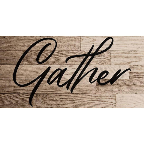 Gather Gold Ornate Wood Framed Art Print with Double Matting by Phillip, Jamie