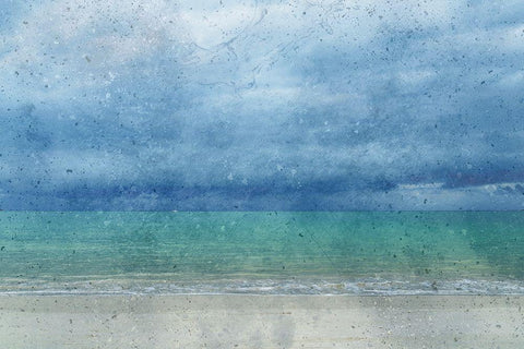 Gaze Into The Pacific White Modern Wood Framed Art Print with Double Matting by Phillip, Jamie